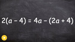 Solving a multi step equation with no solution Instructional Video