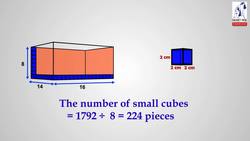 Use two ways to get the number of small cubes to put these cubes in the cuboid. Instructional Video