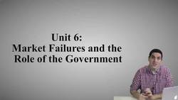 Micro Unit 6 Summary- Market Failures and the Role of the Government Instructional Video