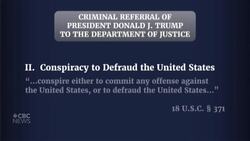 Recommended charges against Trump News Clip