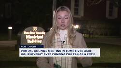 Group gathers ahead of Toms River Council meeting to protest police restructuring decision News Clip