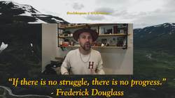 Frederick Douglass Quote on Struggle and Progress Instructional Video