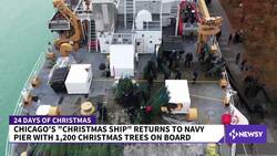 U.S. Coast Guard Ship Brings Christmas Trees To Chicago Families News Clip