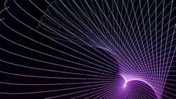 Modern Geometric Motion Art Stock Footage