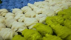 Thai local dessert Stock Footage