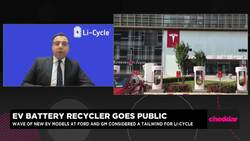 EV Battery Recycler Li-Cycle Goes Public as Automakers Ramp Up Clean Energy Rides News Clip