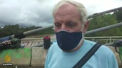 Peruvian police use force to stop migrant caravan crossing News Clip