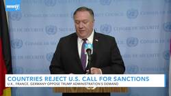 U.K., France, Germany Reject U.S. Call To Restore Sanctions On Iran News Clip