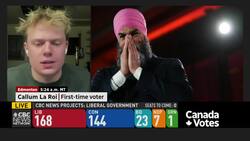 1st-time Edmonton voter laments NDP's poor performance News Clip
