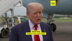 Trump warns Europe against immigration as he arrives in Scotland News Clip