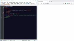 HTML Tutorial for Beginners(2022) - Change Text Size in HTML Instructional Video