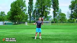 Throwing & Catching - Side to side ball spinning Instructional Video