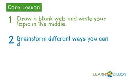 Bringing Your Topic to Life: Constructing a Web with Adjectives Instructional Video