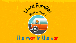 Learn to Read Short A CVC Words: an Word Family Instructional Video