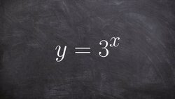 Learn how to graph the parent graph of an exponential function with a base of three Instructional Video