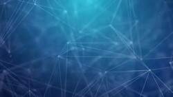 Abstract plexus blue molecule structure medical substance molecules medical and technology futuristic structure presentation loop backgrund for science, chemistry, biology, medicine, research. Stock Footage