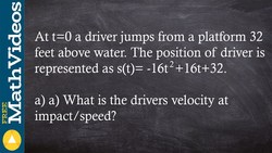 How to find the instantaneous velocity of a falling object Instructional Video