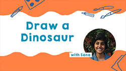 Dinosaur Drawing Guide Instructional Video