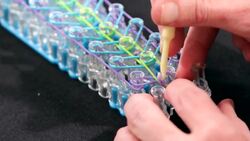 How to Make a Zippy Chain Rainbow Loom Bracelet Instructional Video