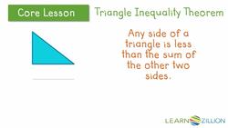Determining if Given Measurements Can Create a Triangle Instructional Video