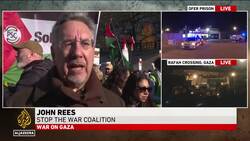 More than 100,000 back on the streets of London for Gaza News Clip
