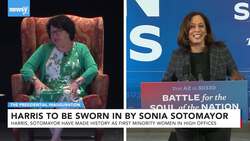 Kamala Harris To Be Sworn In By Justice Sonia Sotomayor News Clip