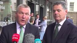 Finance minister Michael McGrath speaks to the media about cost-of-living and tax measures in the next budget News Clip