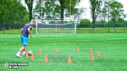 Kicking - (Soccer) Circle weaves & rolls Instructional Video