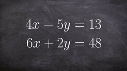 Solve a System of Linear Equations Using Elimination Instructional Video