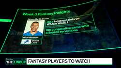 Week Three Fantasy Football Insights: The Year of the Wide Receiver News Clip