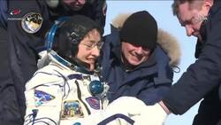 Astronaut Christina Koch returns to Earth after a year in space  News Clip