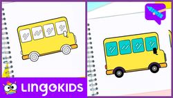 How to Draw a School Bus Instructional Video