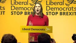 Jo Swinson speech as the new leader of Liberal Democrats News Clip