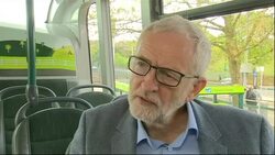 Jeremy Corbyn Interview on Public Transport and Buses Part 1 News Clip