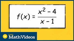 Identify Asymptotes and intercepts of Rational Function Instructional Video