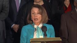 House Democrats slam Trump border declaration News Clip