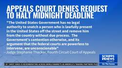 US facing midnight deadline to return Maryland man sent to El Salvador in error News Clip