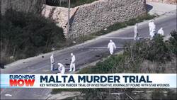 Daphne Caruana Galizia: Middleman in killing of Maltese journalist found stabbed ahead of trial News Clip