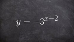 Learn how to reflect and horizontally shift an exponential graph Instructional Video