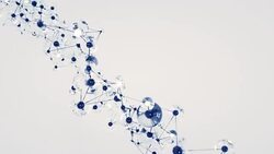 4K Abstract Molecular Network. Stock Footage