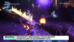 Microsoft Mistakenly Posts Secret Game Plans News Clip