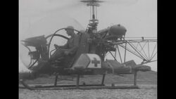 Ambulance helicopter evacuates wounded in Korea News Clip