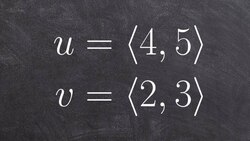 How to apply the dot product between two vectors Instructional Video