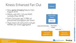 AWS Certified Data Analytics Specialty 2021 – Hands-On - Kinesis Enhanced Fan Out Instructional Video