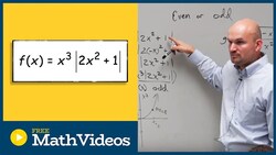 Is the function even or odd? How you can tell Instructional Video