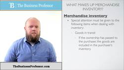 Managing Inventory: Methods and Considerations Instructional Video