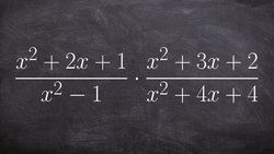 Factoring every numerator and denominator when multiplying rational expressions Instructional Video