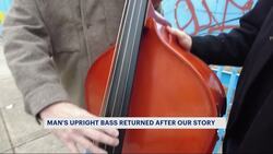 Bushwick man reunited with upright bass after misunderstanding News Clip