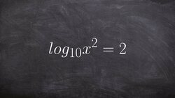 How to solve a logarithmic expression by converting to exponential Instructional Video