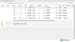 Data Science and Machine Learning (Theory and Projects) A to Z - Pandas for Data Manipulation and Understanding: Pandas Strings Instructional Video